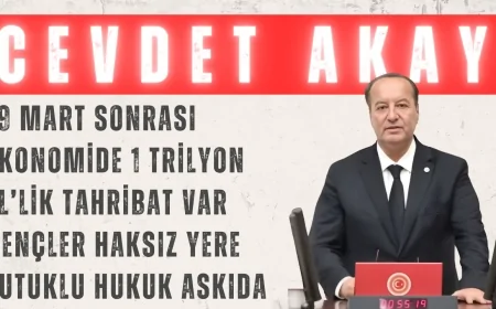 CHP’li Akay: ‘19 Mart sonrası ekonomide 1 trilyon TL’lik tahribat var, gençler haksız yere tutuklu, hukuk askıda’