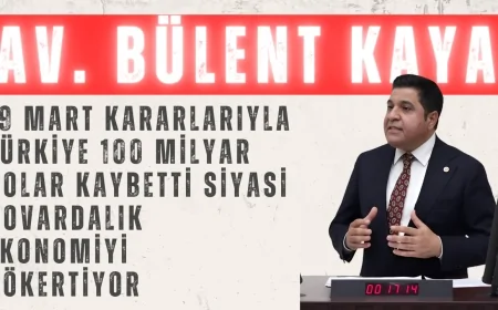 Yeni Yol Grubu Başkanı Bülent Kaya: ‘19 Mart kararlarıyla Türkiye 100 milyar dolar kaybetti, siyasi hovardalık ekonomiyi çökertiyor’
