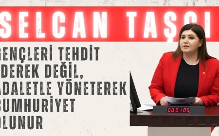 İYİ Partili Taşcı’dan sert çıkış: ‘Gençleri tehdit ederek değil, adaletle yöneterek Cumhuriyet olunur’