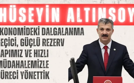 AK Parti’li Altınsoy: ‘Ekonomideki dalgalanma geçici, güçlü rezerv yapımız ve hızlı müdahalemizle süreci yönettik’