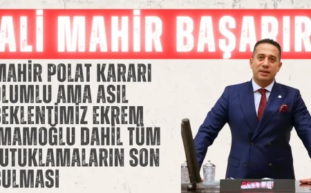 CHP’li Başarır: ‘Mahir Polat kararı olumlu ama asıl beklentimiz Ekrem İmamoğlu dahil tüm tutuklamaların son bulması’