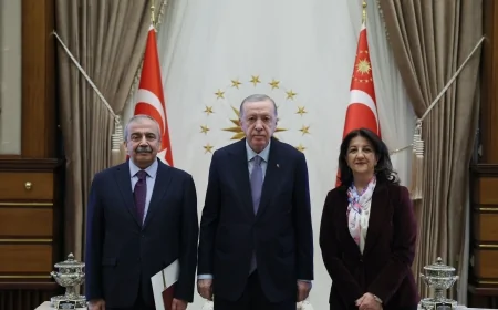 DEM Parti, Cumhurbaşkanlığı Külliyesi'nde Erdoğan'la kritik süreci görüştü: Gözler PKK'nın kongresinde