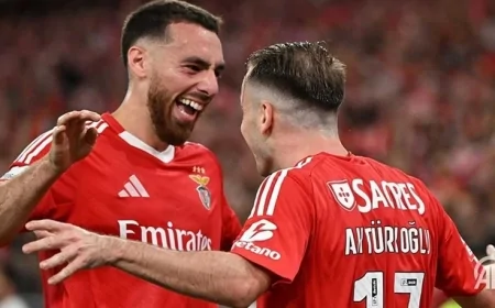 Portekiz'de haftanın 11'ine damga vurdular: Kerem Aktürkoğlu ve Orkun Kökçü'ye özel seçki