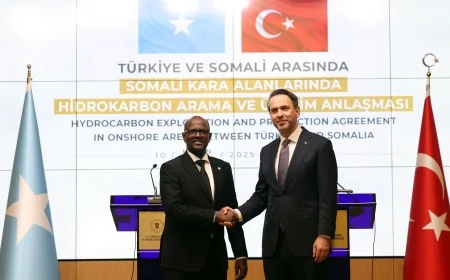 Türkiye'den Somali'ye Yeni Enerji Hamlesi: 16 Bin Kilometrelik Kara Sahasında Arama Başlıyor