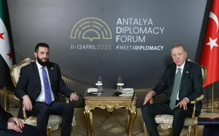 Erdoğan ile Suriye Cumhurbaşkanı Şara arasında dikkat çeken görüşme Antalya’da gerçekleşti