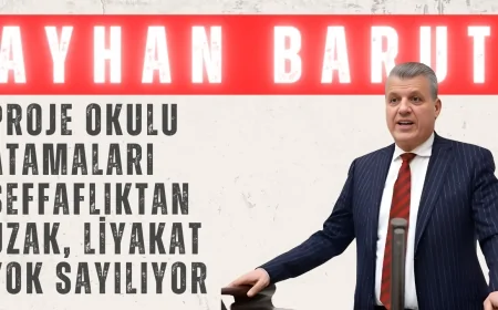 Ayhan Barut: 'Proje okulu atamaları şeffaflıktan uzak, liyakat yok sayılıyor'