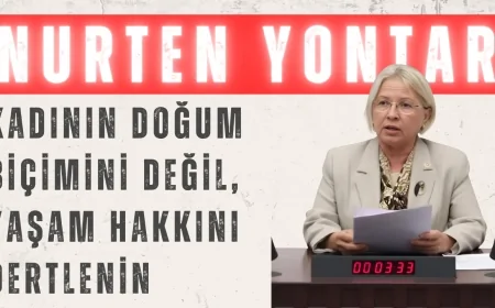 Nurten Yontar: 'Kadının doğum biçimini değil, yaşam hakkını dertlenin'