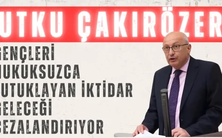 Utku Çakırözer: 'Gençleri hukuksuzca tutuklayan iktidar geleceği cezalandırıyor'