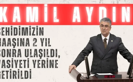 Kamil Aydın: ‘Şehidimizin naaşına 2 yıl sonra ulaşıldı, vasiyeti yerine getirildi’
