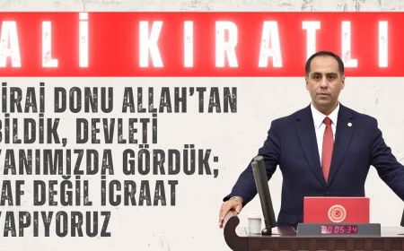 Ali Kıratlı: “Zirai donu Allah’tan bildik, devleti yanımızda gördük; laf değil icraat yapıyoruz”
