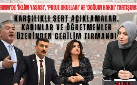 TBMM’de ‘iklim yasası’, ‘proje okulları’ ve ‘doğum hakkı’ tartışması: Karşılıklı sert açıklamalar, kadınlar ve öğretmenler üzerinden gerilim tırmandı
