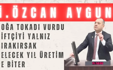 İlhami Özcan Aygun: ‘Doğa tokadı vurdu, çiftçiyi yalnız bırakırsak gelecek yıl üretim de biter’