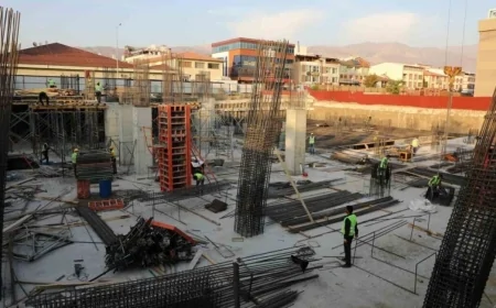 Yıllık Bazda Yüzde 12,7 Arttı: İnşaat Sektöründe Şubat Verileri Yükselişi Gösterdi