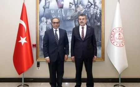 Kuveyt ile eğitimde iş birliği masada: Tekin ve Aladwani bir araya geldi