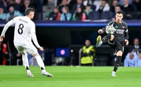 Arsenal, Real Madrid’i Bernabeu’da Devirdi: Şampiyonlar Ligi’nde Yarı Final Bileti Aldı