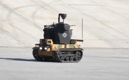 İnsansız mini tank FEDAİ güvenlik güçlerinin hizmetine sunuldu