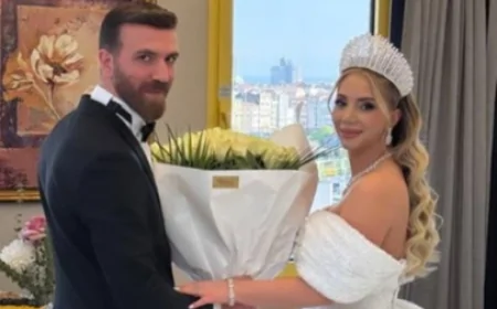 Aleyna Dalveren'in düğününde 5 kilo altın takıldı, ünlü isimler geceye damga vurdu