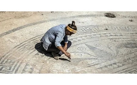 Antik Kentte Gizli Galeri Ortaya Çıktı: 2 Bin Yıllık Mozaikler Gün Yüzüne Çıkarıldı