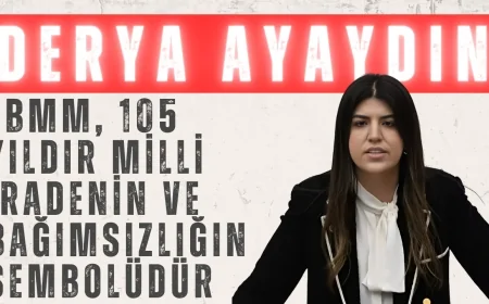AK Parti İstanbul Milletvekili Derya Ayaydın: 'TBMM, 105 yıldır milli iradenin ve bağımsızlığın sembolüdür'
