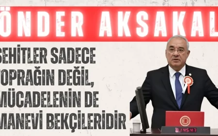 DSP Genel Başkanı Önder Aksakal: ‘Şehitler sadece toprağın değil, mücadelenin de manevi bekçileridir’
