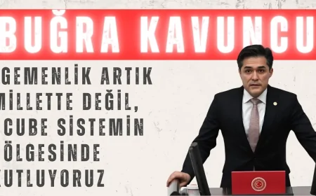 İYİ Partili Buğra Kavuncu: ‘Egemenlik artık millette değil, ucube sistemin gölgesinde kutluyoruz’