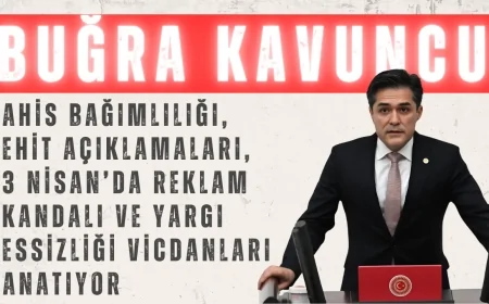 Buğra Kavuncu’dan Sert Eleştiriler: ‘Bahis Bağımlılığı, Şehit Açıklamaları, 23 Nisan’da Reklam Skandalı ve Yargı Sessizliği Vicdanları Kanatıyor’