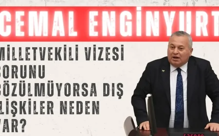 Cemal Enginyurt’tan TBMM’ye Çağrı: ‘Milletvekili Vizesi Sorunu Çözülmüyorsa Dış İlişkiler Neden Var?’
