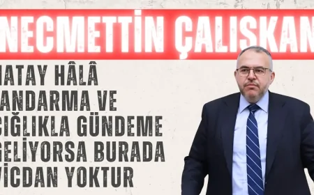 Necmettin Çalışkan’dan Rezerv Alan Tepkisi: ‘Hatay Hâlâ Jandarma ve Çığlıkla Gündeme Geliyorsa Burada Vicdan Yoktur’