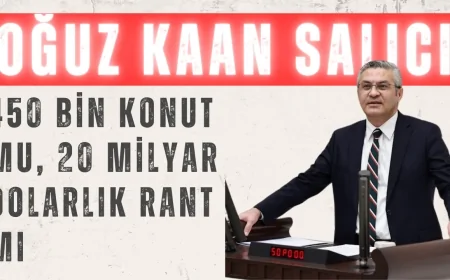 Oğuz Kaan Salıcı’dan Kanal İstanbul ve GSM Altyapısı Eleştirisi: ‘450 Bin Konut mu, 20 Milyar Dolarlık Rant mı?’