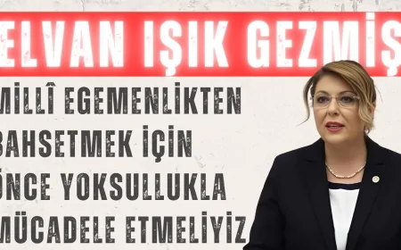 Elvan Işık Gezmiş TBMM’de Konuştu: 'Millî Egemenlikten Bahsetmek İçin Önce Yoksullukla Mücadele Etmeliyiz'