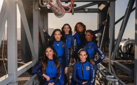 Katy Perry ve Beş Kadınla Tarihi Yolculuk: Blue Origin Uzaya Tam Kadın Ekiple Uçtu