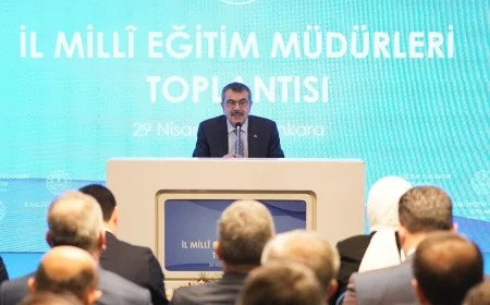 Yusuf Tekin 81 İlin Eğitim Müdürüyle Bir Araya Geldi: ‘Afet Bilinci Kursları Açılacak’