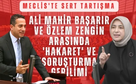 Meclis'te Sert Tartışma: Ali Mahir Başarır ve Özlem Zengin Arasında 'Hakaret' ve 'Soruşturma' Gerilimi