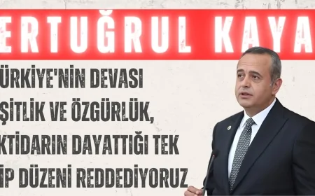 Ertuğrul Kaya: 'Türkiye'nin Devası Eşitlik ve Özgürlük, İktidarın Dayattığı Tek Tip Düzeni Reddediyoruz'