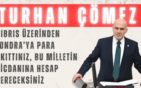 Turhan Çömez: ‘Kıbrıs Üzerinden Londra’ya Para Akıttınız, Bu Milletin Vicdanına Hesap Vereceksiniz’