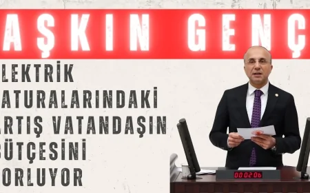 Aşkın Genç: 'Elektrik Faturalarındaki Artış Vatandaşın Bütçesini Zorluyor'