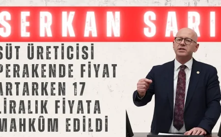 Serkan Sarı: 'Süt Üreticisi Perakende Fiyat Artarken 17 Liralık Fiyata Mahkûm Edildi'
