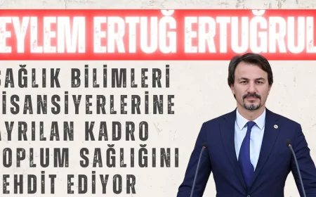 Eylem Ertuğrul: 'Sağlık Bilimleri Lisansiyerlerine Ayrılan Kadro Toplum Sağlığını Tehdit Ediyor'