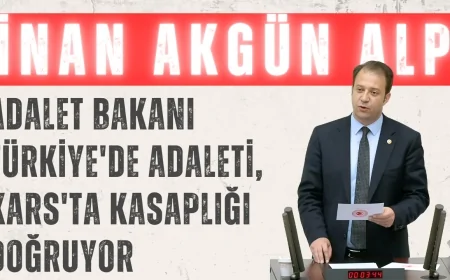 İnan Akgün Alp: 'Adalet Bakanı Türkiye'de Adaleti, Kars'ta Kasaplığı Doğruyor'