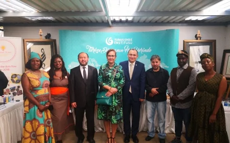 Yunus Emre Enstitüsü, Afrika’da geleneksel Türk sanatları sergisi düzenledi