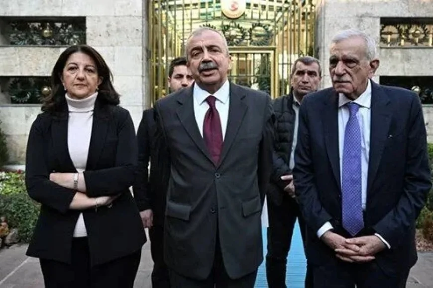 DEM Parti, Cumhurbaşkanlığı Külliyesi'nde Erdoğan'la kritik süreci görüştü: Gözler PKK'nın kongresinde