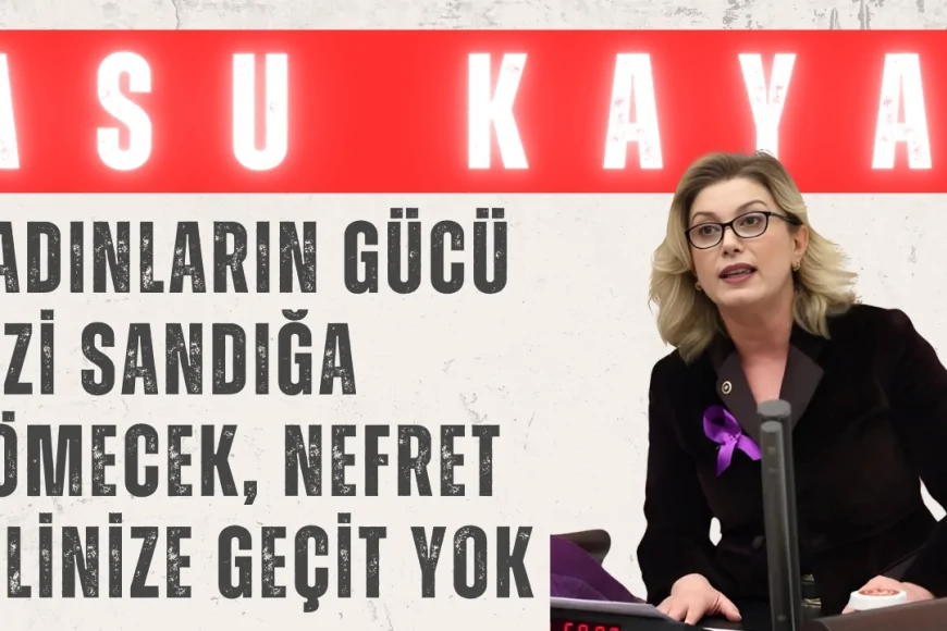 Asu Kaya: 'Kadınların gücü sizi sandığa gömecek, nefret dilinize geçit yok'