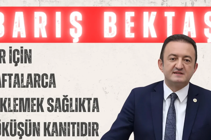 Barış Bektaş’tan Konya’daki Sağlık Krizine Tepki: 'MR İçin Haftalarca Beklemek Sağlıkta Çöküşün Kanıtıdır'