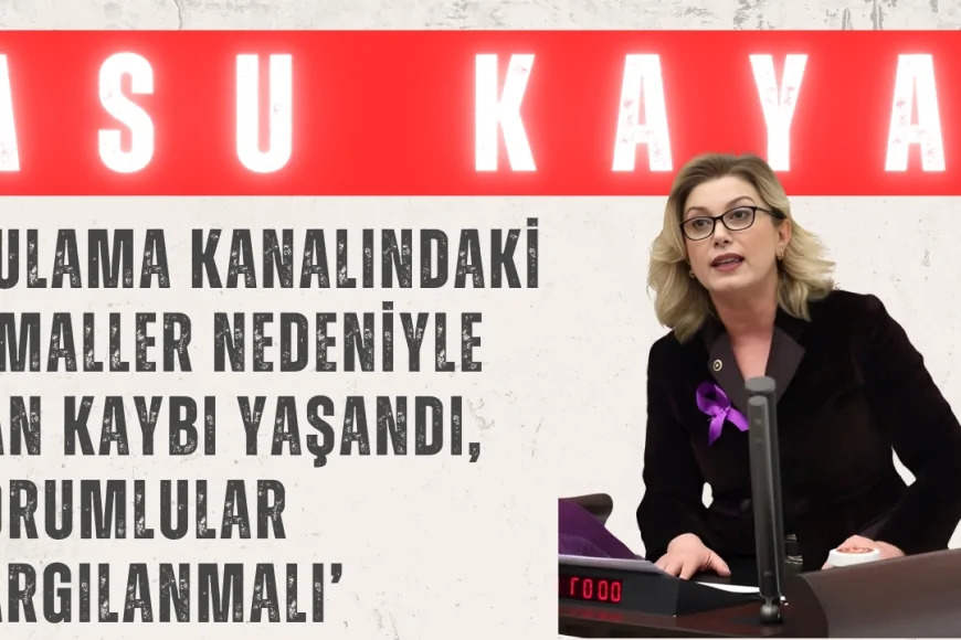 CHPli Asu Kaya: ‘Sulama Kanalındaki İhmaller Nedeniyle Can Kaybı Yaşandı, Sorumlular Yargılanmalı’