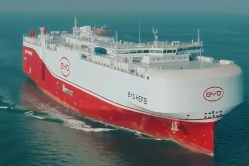 Denizde yeni bir dev sahneye çıkıyor: 9.200 araç taşıyan BYD Shenzhen yola çıktı