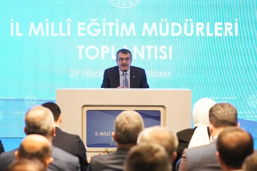 Yusuf Tekin 81 İlin Eğitim Müdürüyle Bir Araya Geldi: ‘Afet Bilinci Kursları Açılacak’