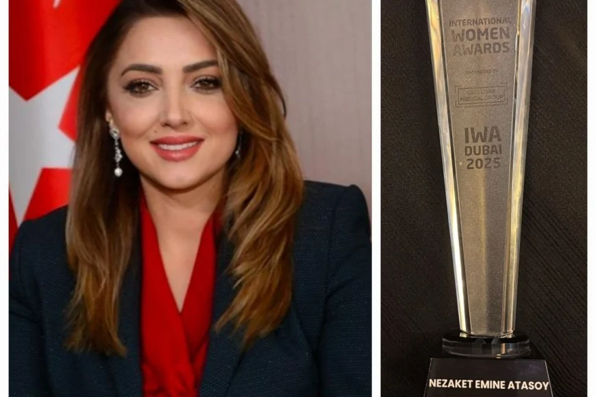 Nezaket Emine Atasoy, Dubai’de 'Girişimcilikte Mükemmeliyet' ödülüyle küresel sahnede öne çıktı