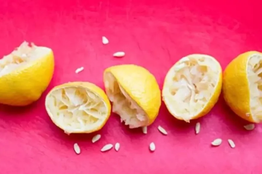 Limon çekirdeği kaynatıp içen sindirim sorunlarını ve kas ağrılarını hafifletiyor
