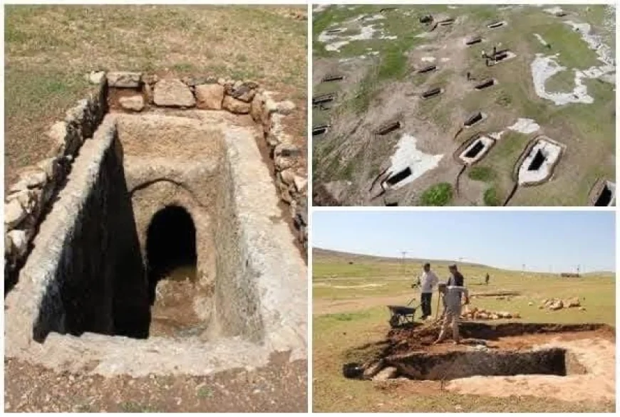 Adıyaman’daki 1800 Yıllık Turuş Kaya Mezarları Tarihe Işık Tutuyor