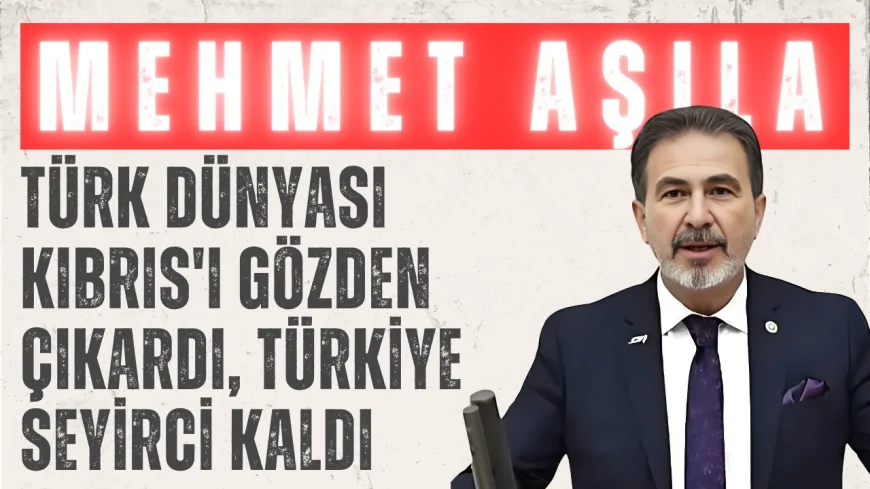 Mehmet Aşıla: 'Türk Dünyası Kıbrıs'ı Gözden Çıkardı, Türkiye Seyirci Kaldı'